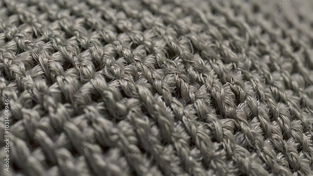 close up photograph of a knitted fabric, showcasing a detailed view of the texture and pattern ,consists of interlocking loops of yarn, creating a series of vertical and horizontal rows close up photograph of a knitted fabric, showcasing a detailed view of the texture and pattern ,consists of interlocking loops of yarn, creating a series of vertical and horizontal rows