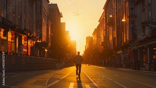 evening walk around the city