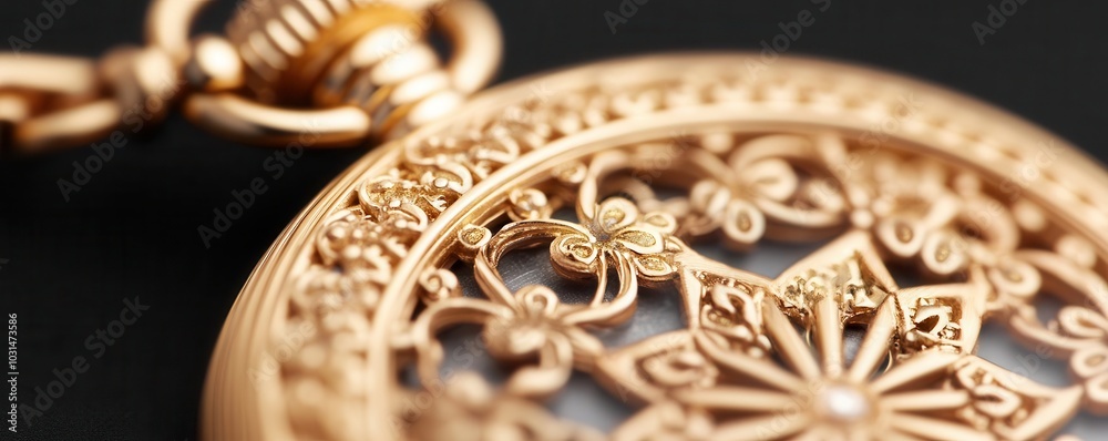 A close-up of a golden pocket watch, with intricate details, symbolizing timeless elegance, golden pocket watch, vintage luxury A close-up of a golden pocket watch, with intricate details, symbolizing timeless elegance, golden pocket watch, vintage luxury