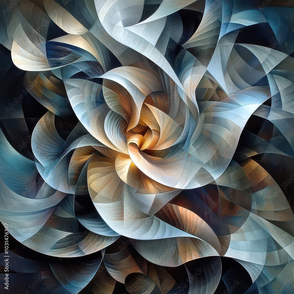 Abstract Swirling Shapes Abstract Swirling Shapes