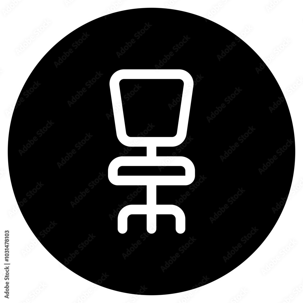 Editable office chair vector icon. Part of a big icon set family. Perfect for web and app interfaces, presentations, infographics, etc Editable office chair vector icon. Part of a big icon set family. Perfect for web and app interfaces, presentations, infographics, etc