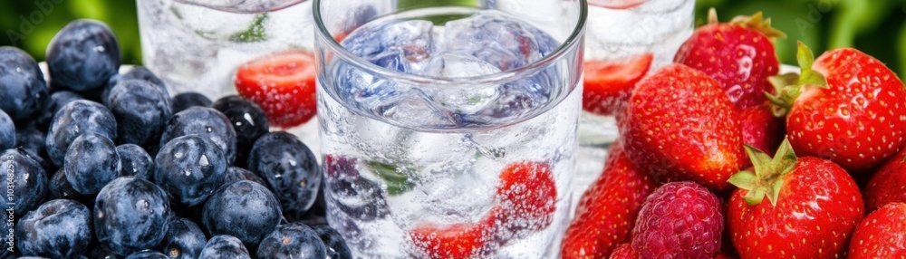 Refreshing Fruit and Water Display for Weight Loss