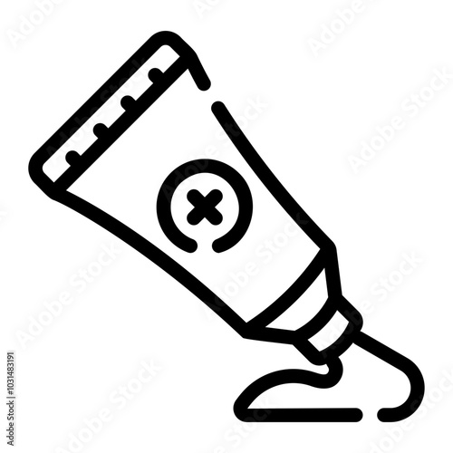 ointment Line Icon