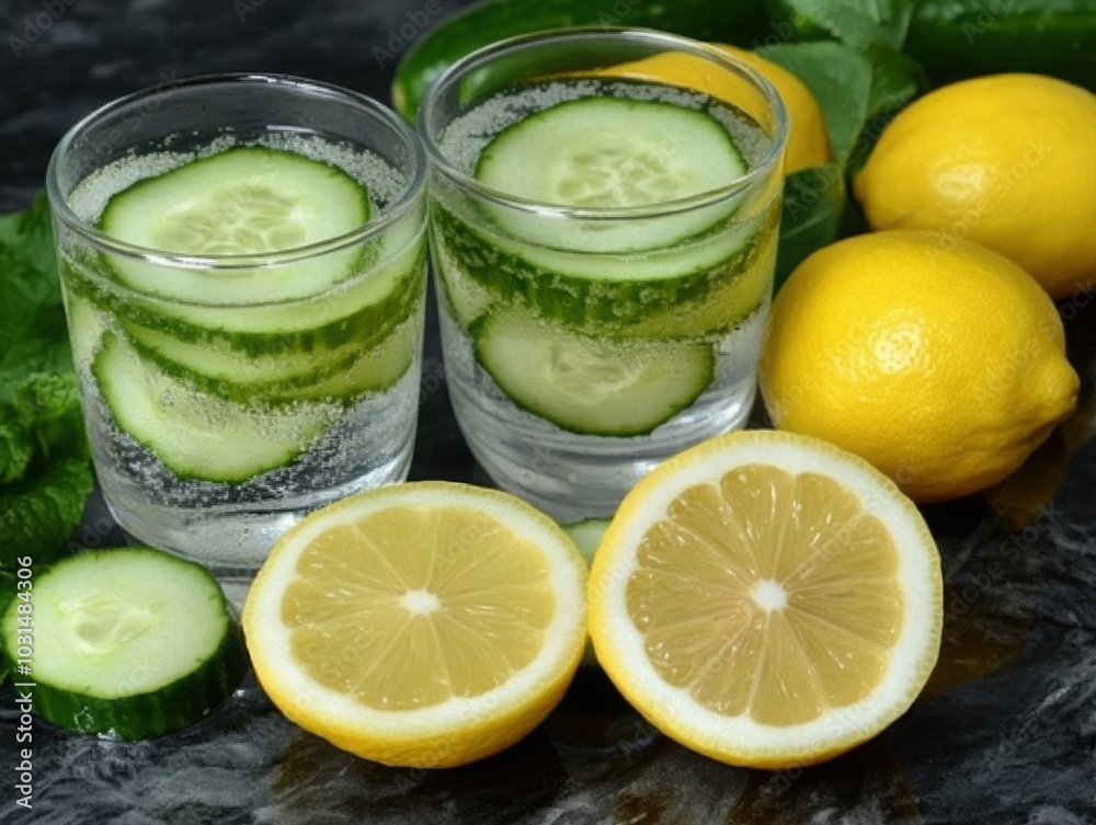 Refreshing Lemon and Cucumber Water for Hydration Refreshing Lemon and Cucumber Water for Hydration