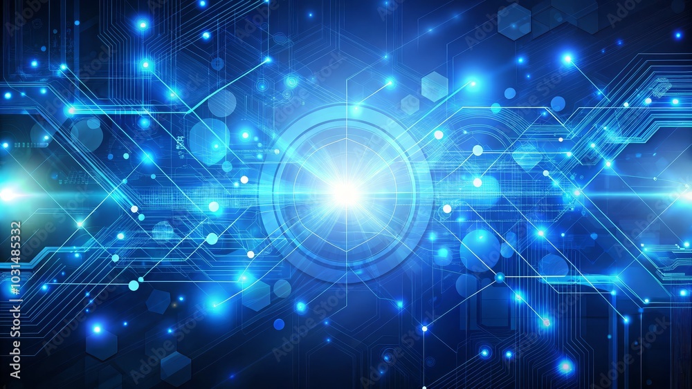 Sleek blue technology backdrop. Sleek blue technology backdrop.