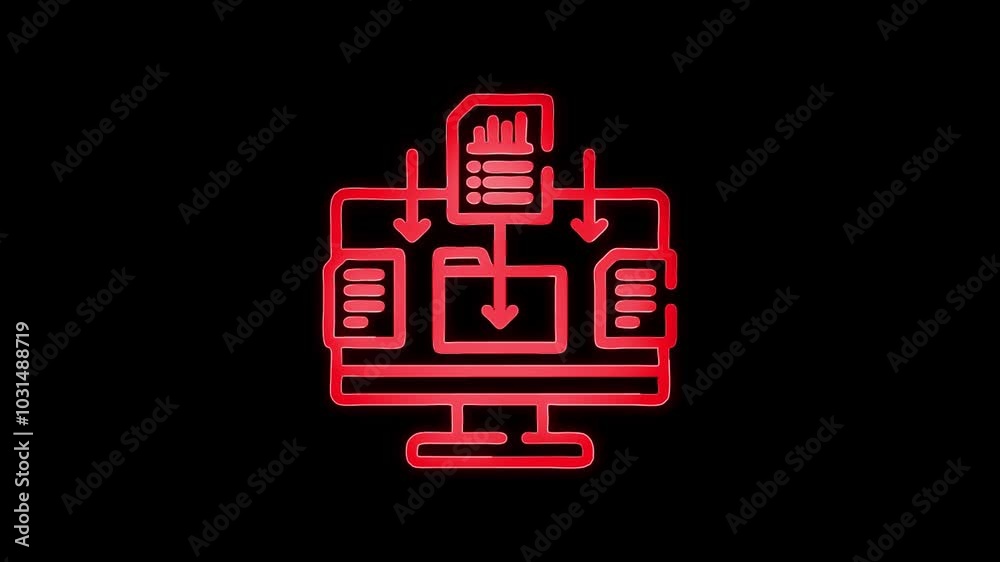 Backlog Glyph Vector Icon Design. Backlog Glyph Vector Icon Design.
