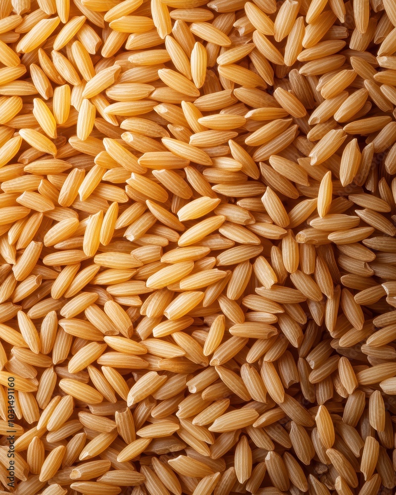 Close Up of Organic Brown Rice Grains, A Detailed of Healthy Food Texture Close Up of Organic Brown Rice Grains, A Detailed of Healthy Food Texture