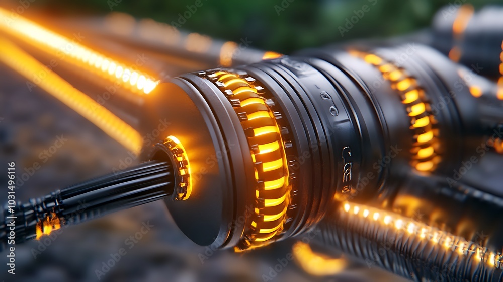 Futuristic Glowing Technology Abstract Background Futuristic Glowing Technology Abstract Background