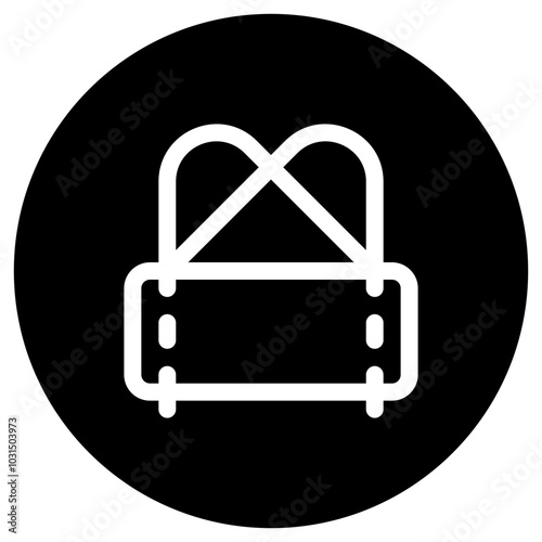 Editable duffel bag, gym bag vector icon. Part of a big icon set family. Perfect for web and app interfaces, presentations, infographics, etc