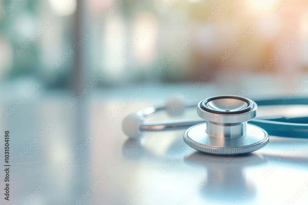 Stethoscope on a Table Stethoscope on a Table