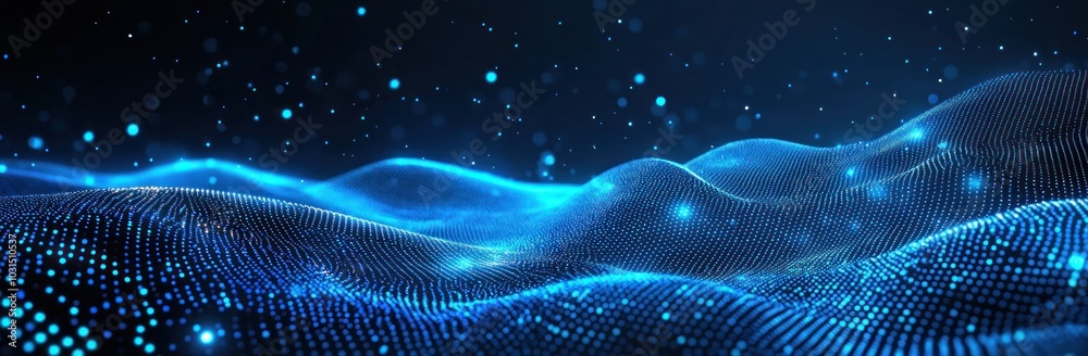 Abstract Blue Waves Abstract Blue Waves