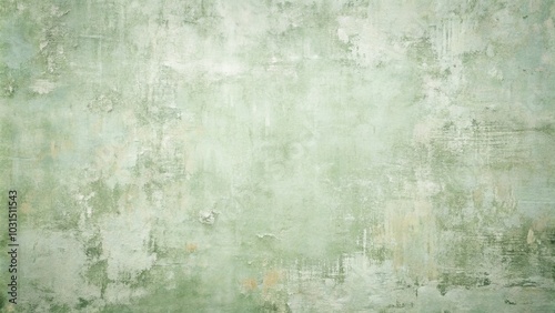 A Worn and Weathered Surface in Soft Green Tones, Exhibiting the Beauty of Time's Passage