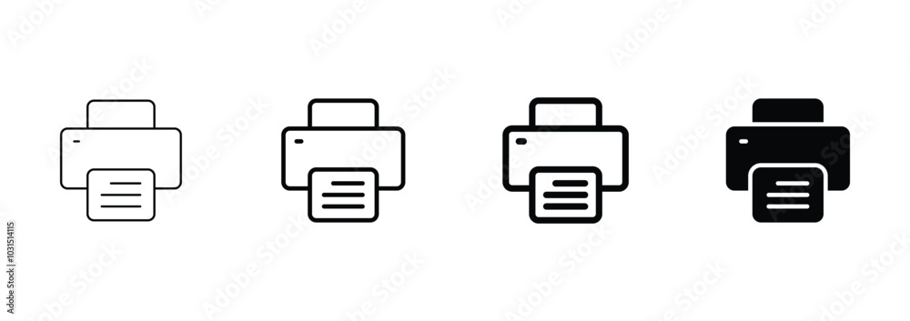 Printer icon. print symbol vector Printer icon. print symbol vector