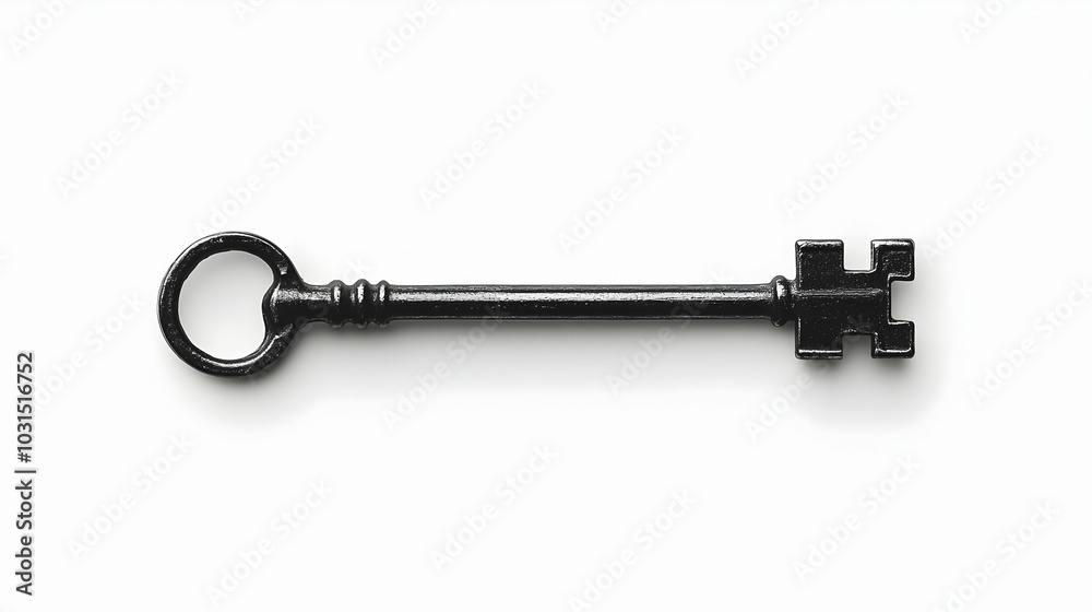 key isolated on white key isolated on white