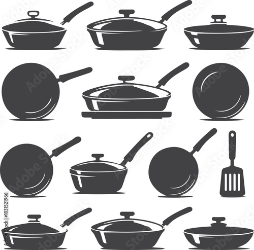frying pan kitchen cooking
