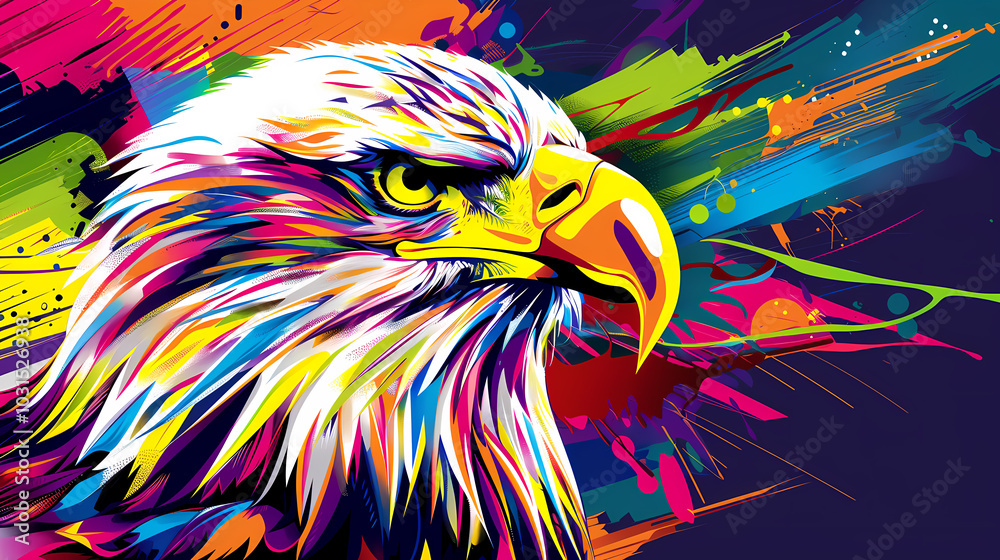 Fototapeta premium eagle head