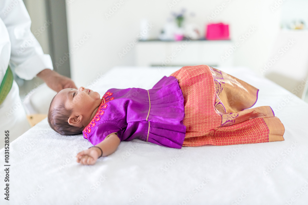 Ταπετσαρία ndian family spending time together, wearing traditional and casual outfits with a baby, a young girl, and grandparents in a high-rise apartment in Kuala Lumpur, Malaysia