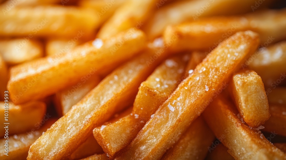 Irresistible Crispy Golden French Fries Deliciously Seasoned Snack with Herbs and Ketchup - Perfectly Cooked Comfort Food Photography Irresistible Crispy Golden French Fries Deliciously Seasoned Snack with Herbs and Ketchup - Perfectly Cooked Comfort Food Photography