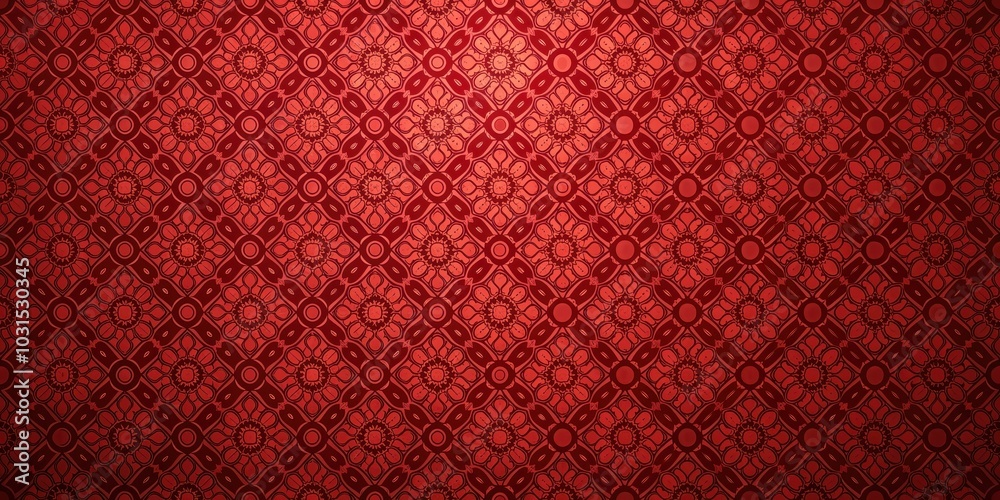 Fototapeta premium Red wallpaper featuring abstract geometric shapes and patterns, red,wallpaper, background, abstract, geometric, shapes