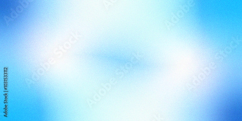 Blue and white grainy gradient background. abstract grainy noise rough. gradient image blurred backdrop. smooth textured header banner poster backdrop design.