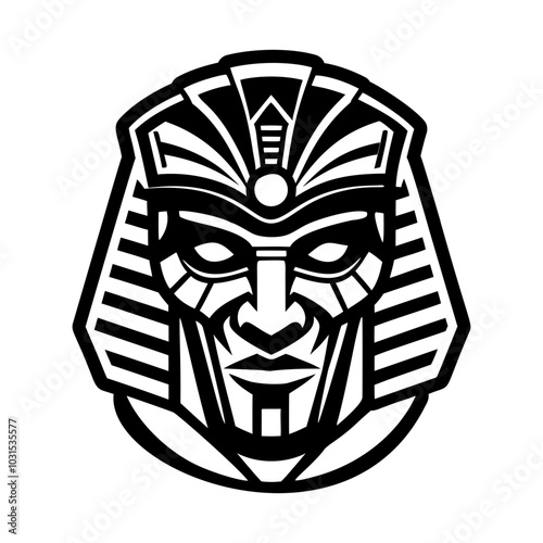 A filled style icon of geb mask 