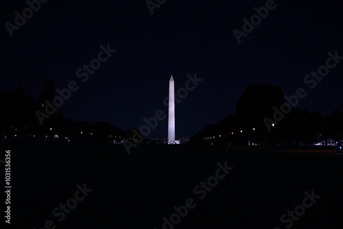 L’obelisco di Washington CD immortalato di giorno e di notte