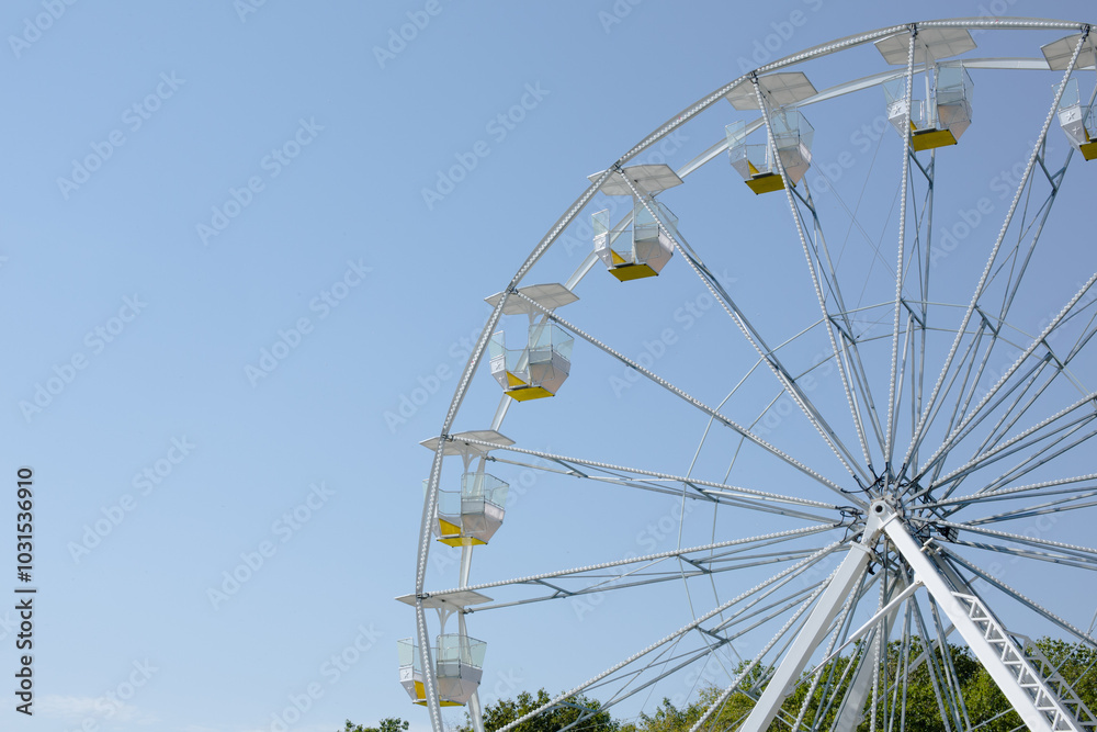 Ferris Wheel Against a Clear Sky Ferris Wheel Against a Clear Sky