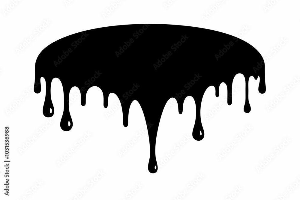 Dripping Paint Silhouette, Ink blots and drips vector, Horror Halloween Drip Effect
Dripping Paint Silhouette, Ink blots and drips vector, Horror Halloween Drip Effect