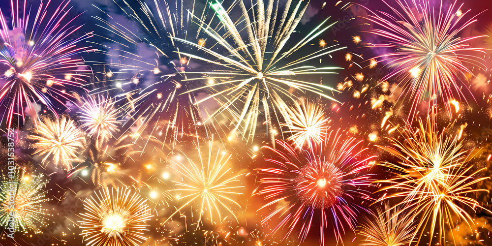 fireworks in the night sky fireworks in the night sky
