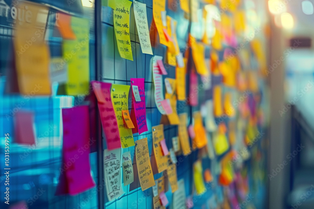 Sticky Notes Wall Sticky Notes Wall