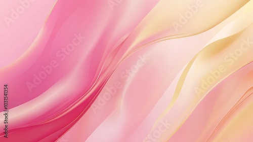 A chic abstract gradient background.transitioning from pink to gold.emphasizing elegance and style.ideal for fashion and beauty branding