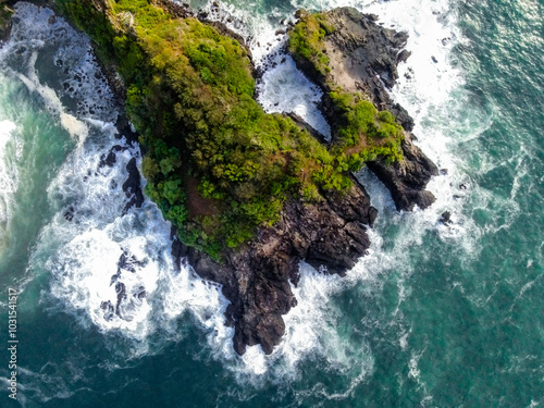 Dawn's Embrace: Tanjung Karang Penganten's Aerial Serenade