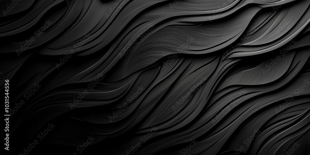 A black and white image of a wave with a black background. The image has a moody and mysterious feel to it, as if it is trying to convey a sense of depth and movement A black and white image of a wave with a black background. The image has a moody and mysterious feel to it, as if it is trying to convey a sense of depth and movement