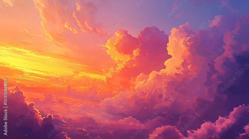 2408 82.An exotic sunset with soft pink clouds scattered across the sky, blending pastel tones of orange, pink, and purple. The evening light creates a dramatic contrast, highlighting the bright epic 2408 82.An exotic sunset with soft pink clouds scattered across the sky, blending pastel tones of orange, pink, and purple. The evening light creates a dramatic contrast, highlighting the bright epic