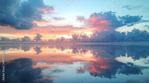 Reflected Sky at Sunset