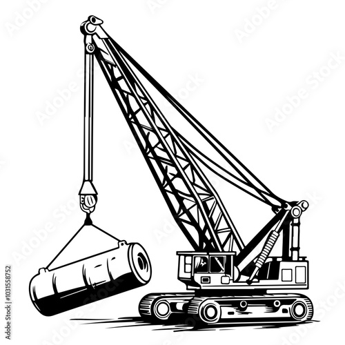 Diving Cylinder Crane