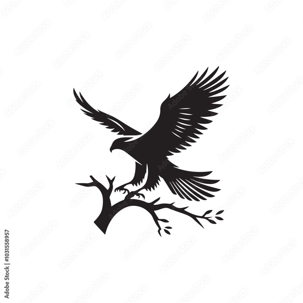 Obraz premium Dove silhouette vector design symbol illustration.