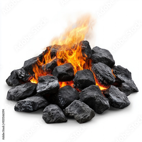 Coal Fire Isolated