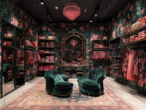 Cozy Corner Of A Boutique W...