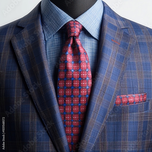 Mens Suit Isolated