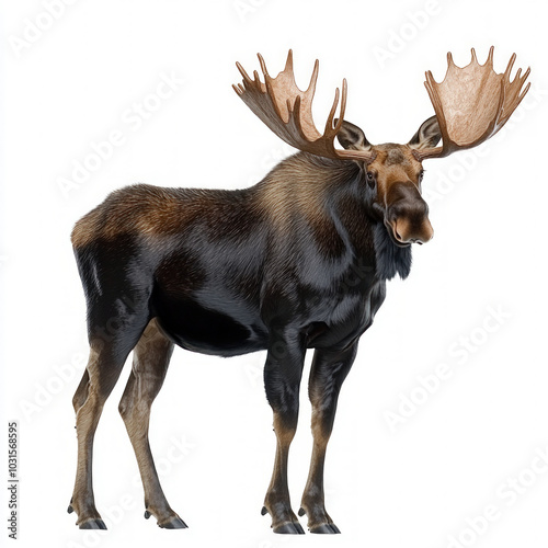 Wallpaper Mural Moose Isolated Torontodigital.ca