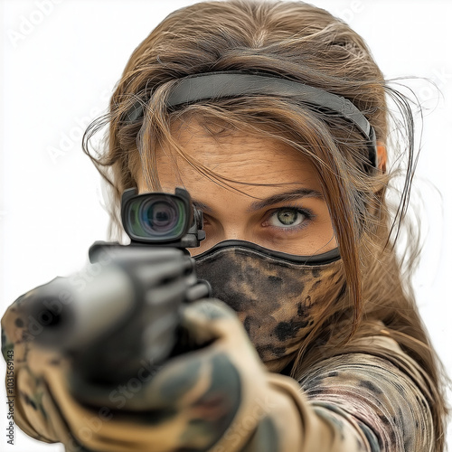 Paintball Isolated