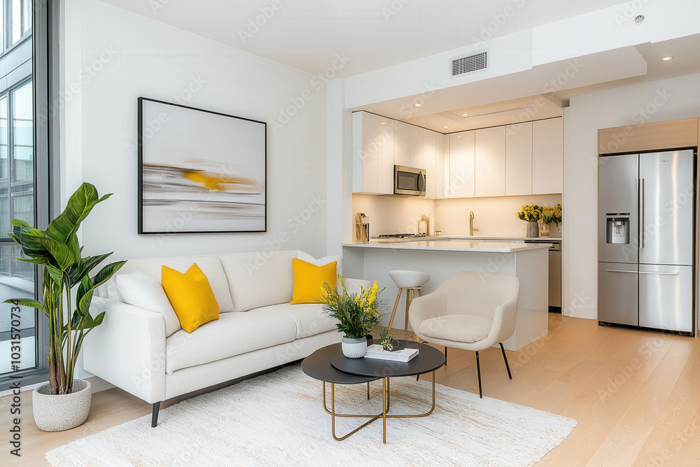 Fototapeta premium Small Kitchen Interior