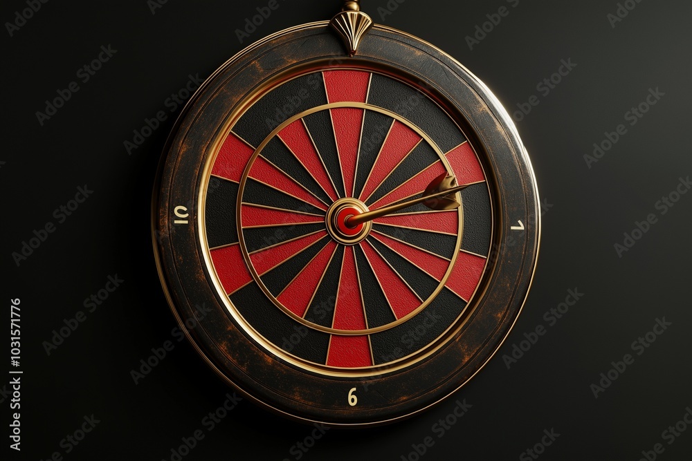 dartboard arrow 3d by generative ai dartboard arrow 3d by generative ai