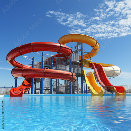 Water Slide Isolated