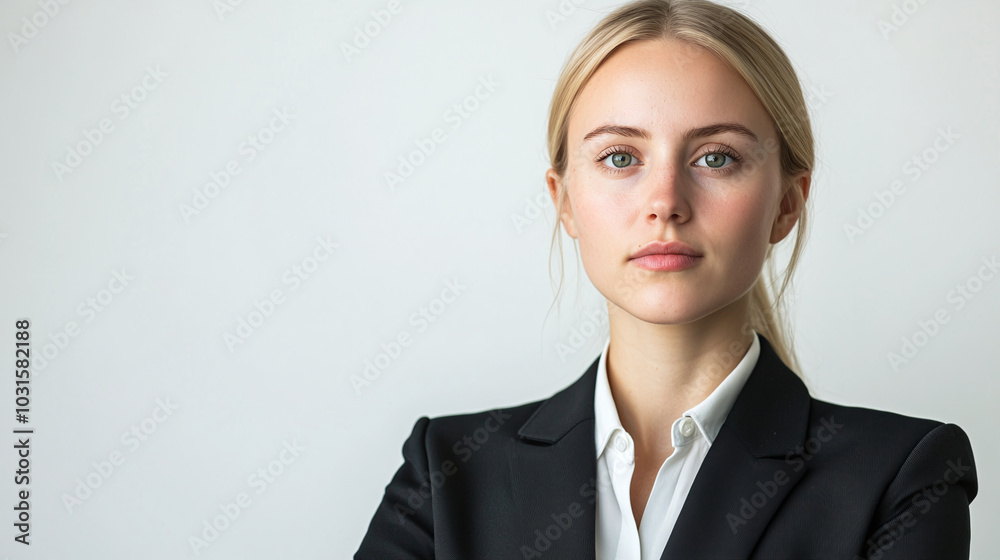 Confident Businesswoman Portrait in Suit Confident Businesswoman Portrait in Suit