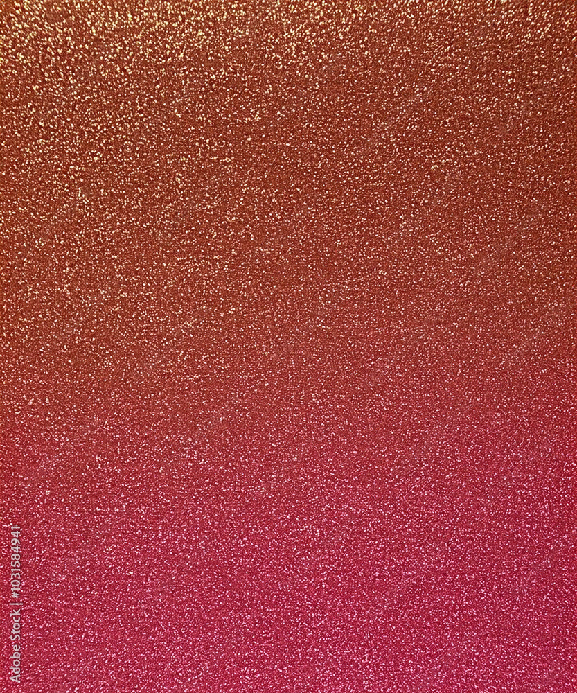 Fototapeta premium Rose gold glitter background pink red sparkling shiny wrapping paper texture for Christmas holiday seasonal wallpaper decoration, greeting and wedding invitation card design element