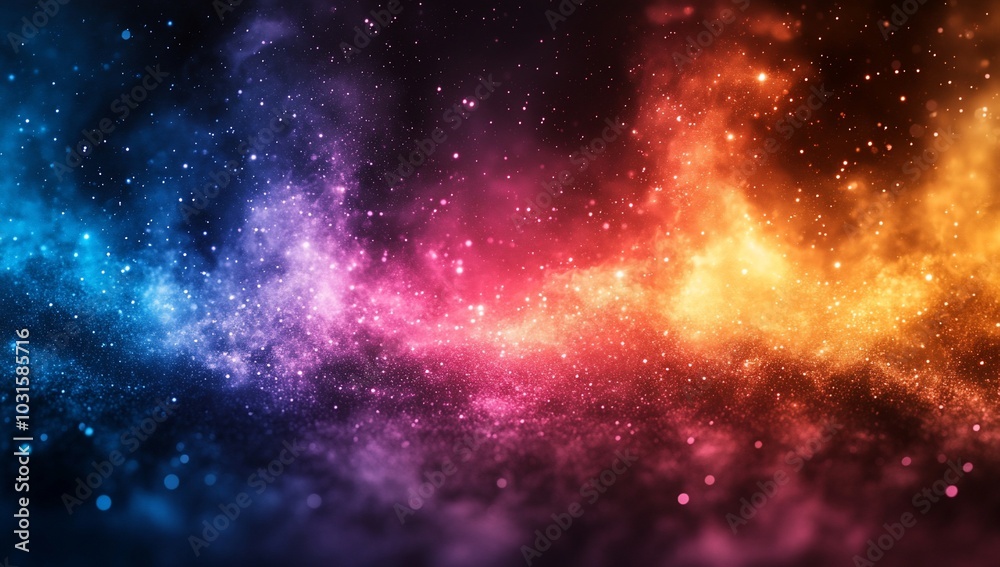 A vibrant cosmic scene with colorful nebulae and stars, evoking a sense of wonder. A vibrant cosmic scene with colorful nebulae and stars, evoking a sense of wonder.