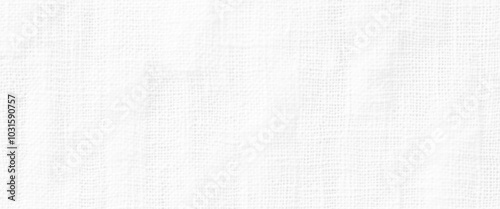 Obraz na płótnie Vector white fabric jute hessian sackcloth canvas woven gauze texture pattern in light white color blank and linen canvas fabric texture background
w salonie