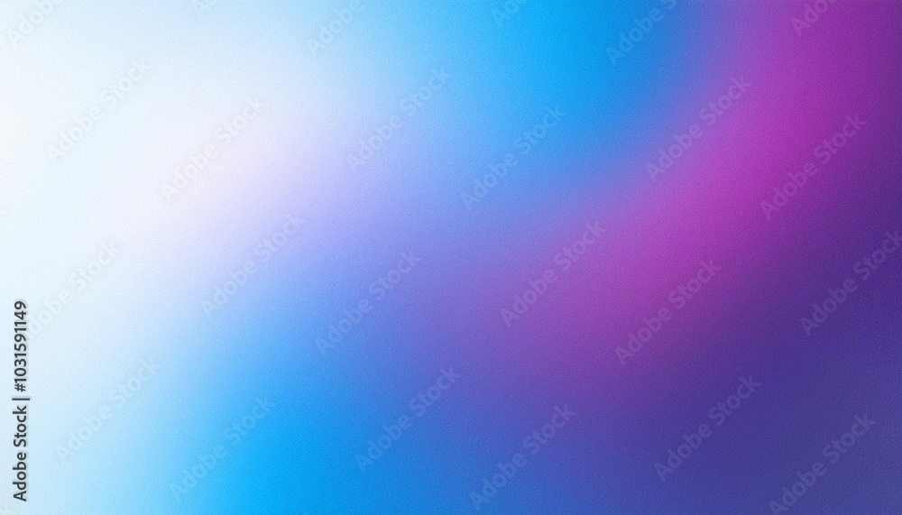Blue Purple White Gradient Blurred with Grainy Noise Texture Background, for art product design Blue Purple White Gradient Blurred with Grainy Noise Texture Background, for art product design